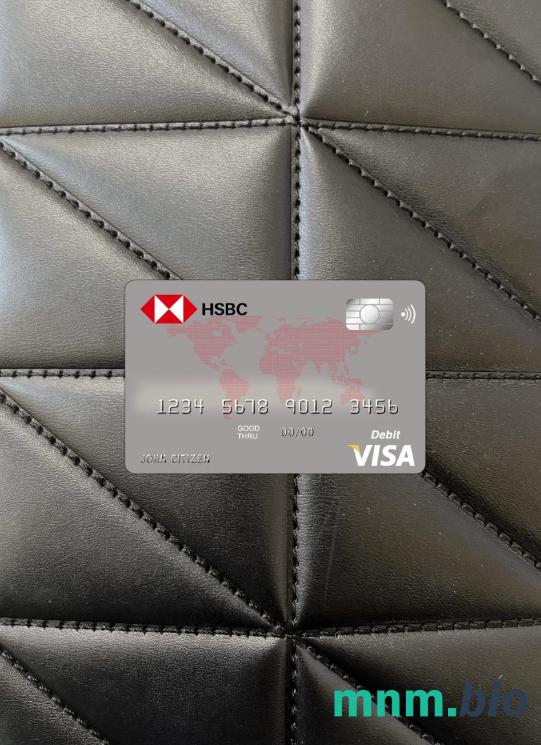Australia HSBC bank wygląd zdjęcia karty wizowej skan PSD + zdjęcie